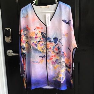 This one is stunning!!  NWT!  Asian style top